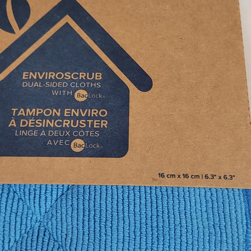 Norwex Blue Enviroscrub Dual-Sided Cloth